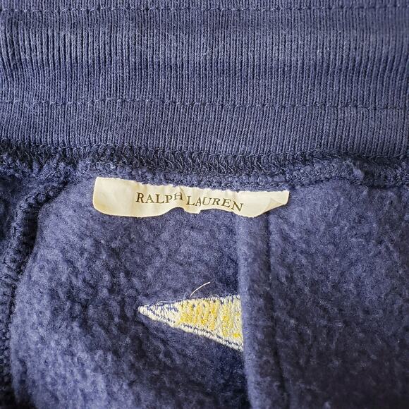 POLO Ralph Lauren Shorts All Over Embroidered Nautical Flags Blue Men's Size 2LT - Picture 3 of 10